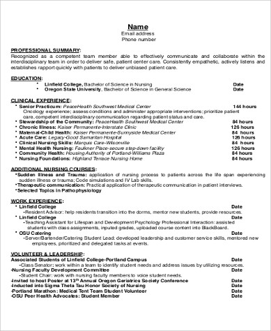 FREE 6+ Resume for Job Application Samples in MS Word | PDF