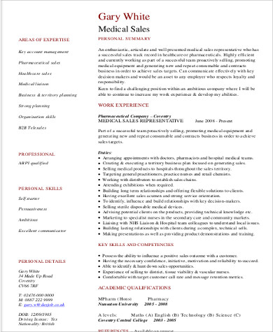 FREE 6+ Resume for Job Application Samples in MS Word | PDF