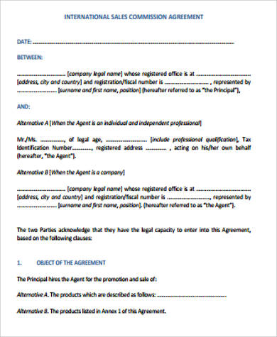 Commercial Lease Commision Sharing Agreement Template
