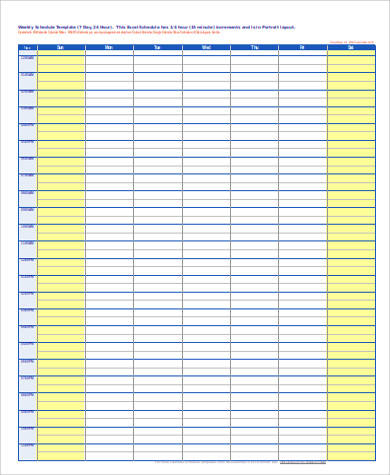 printable hourly day planner sample