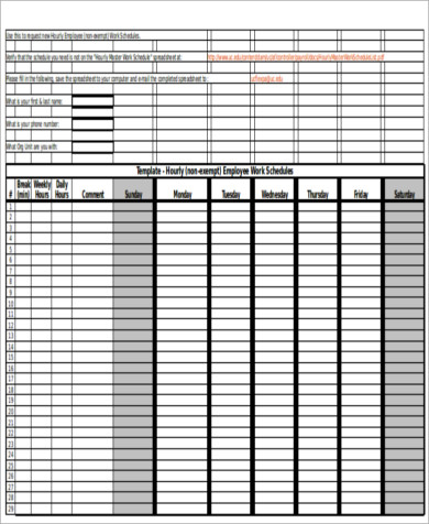hourly printable day planner pdf