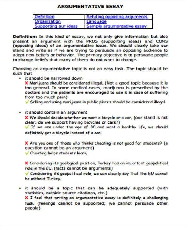 argumentative photo essay examples