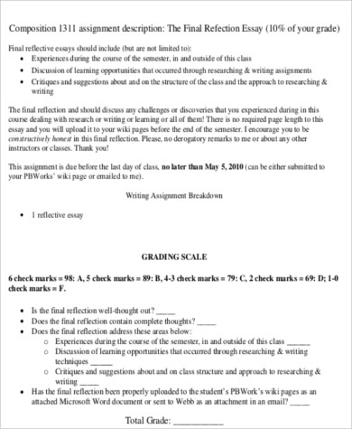 Self Reflection Essay  Self reflection essay, Essay, Essay template