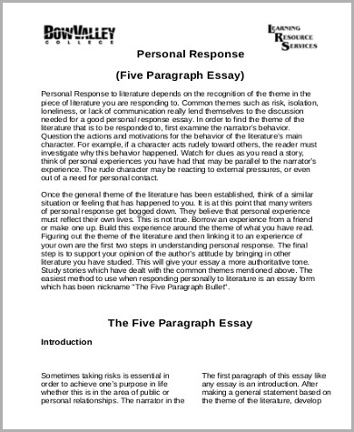 opinion essay examples free