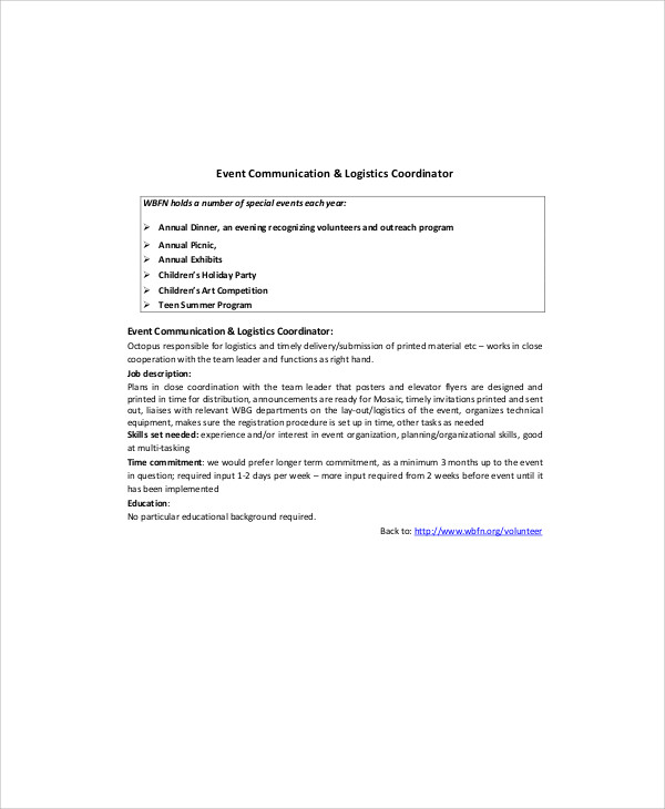 free-9-logistics-coordinator-job-description-samples-in-ms-word-pdf