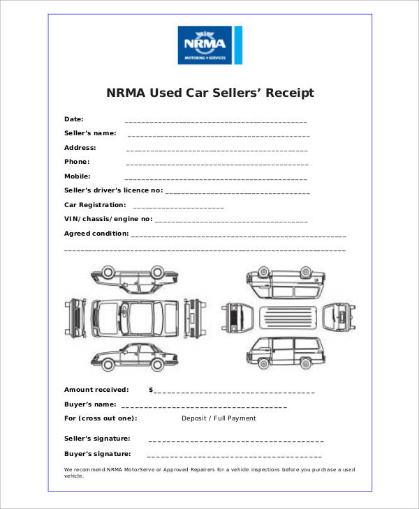 free 9 car payment receipts in ms word pdf