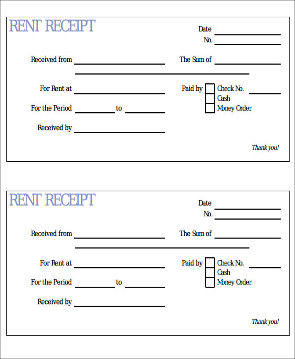 Car Rental Receipt Template Doc Simple Receipt Forms
