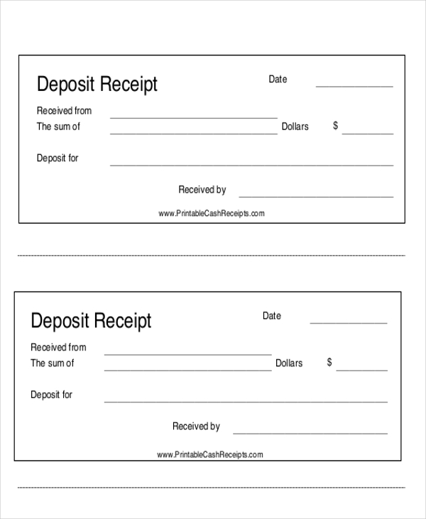 FREE 7+ Payment Receipt Forms in MS Word | PDF