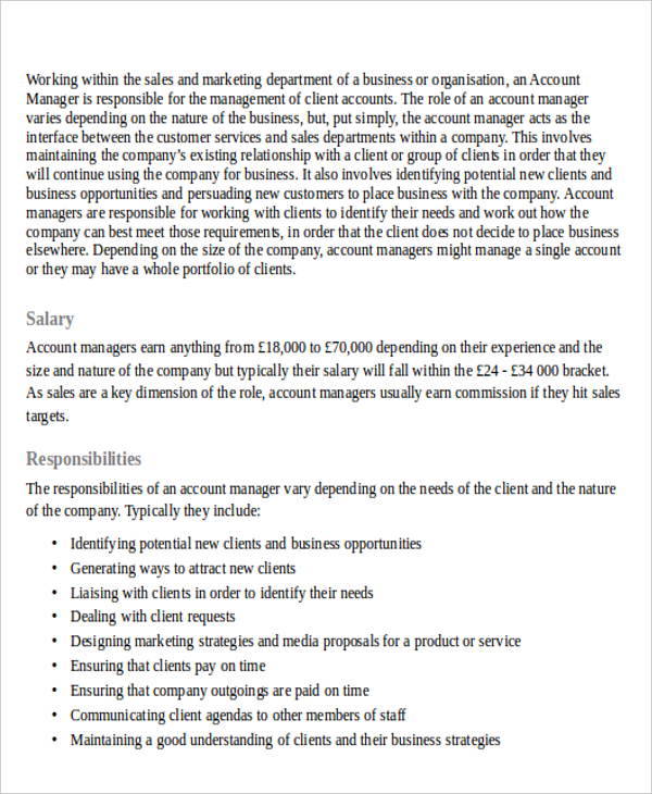 Account Manager Job And Salary : Salary Survey Data And Analytics Bdhrs Talent 4 0 - Begin building account action plans to help define appropriate expansion strategies.