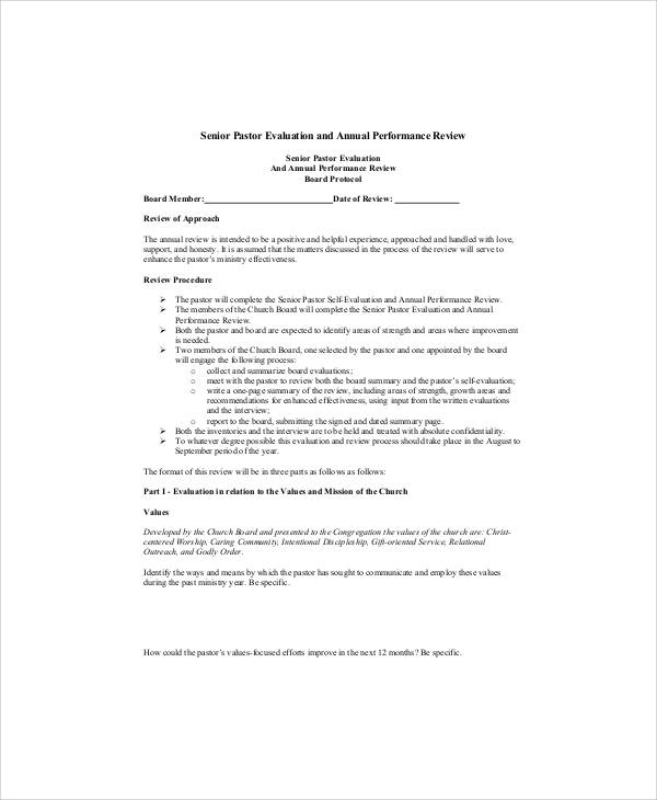 senior pastor evaluation form pdf1