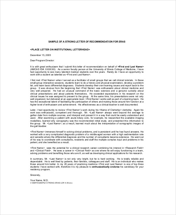 Recommendation Letter For Phd Student from images.sampletemplates.com