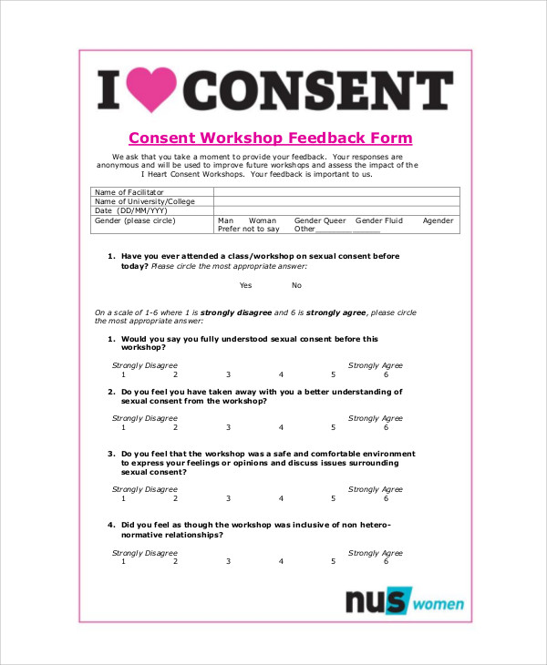 consentworkshop feedback form