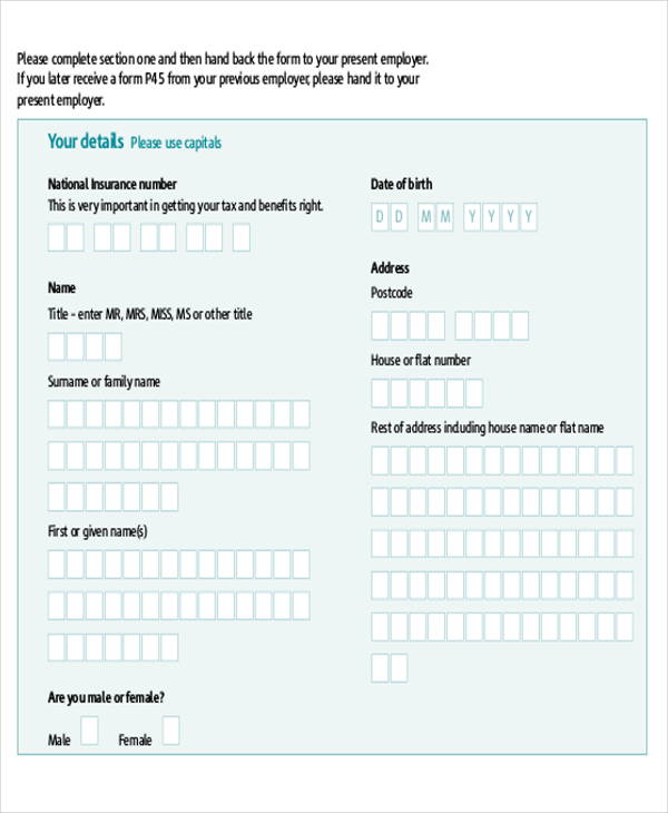 New Employee Tax Forms Printable