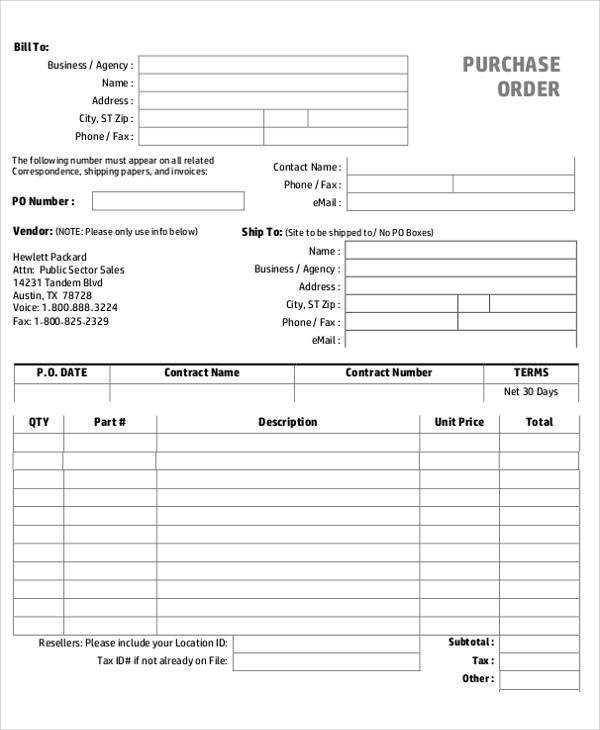 simple purchase order form1