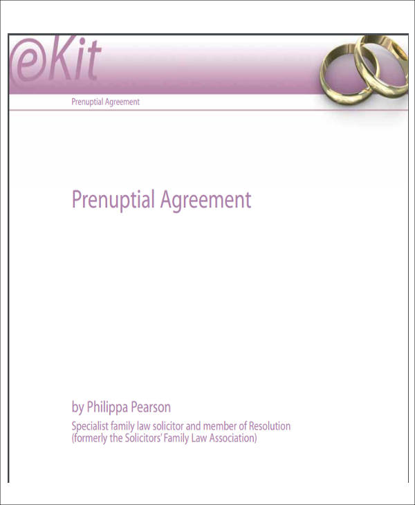 prenuptial separation agreement