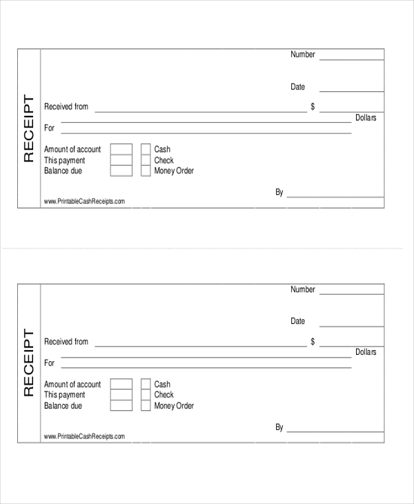 free 8 cash payment receipts in ms word pdf