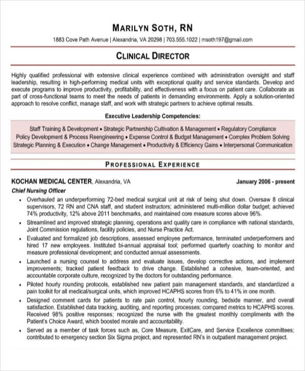 rn case manager resume