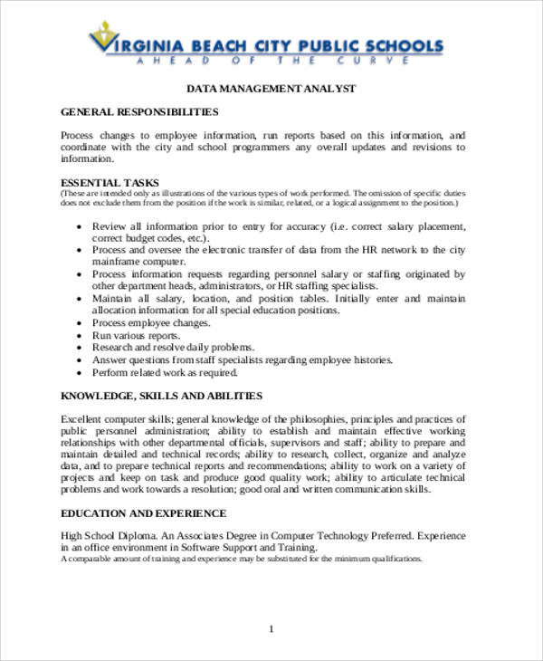 Financial Analyst Asset Management Job Description / Document management analyst job description : You can post this template on job boards to attract prospect applicants.