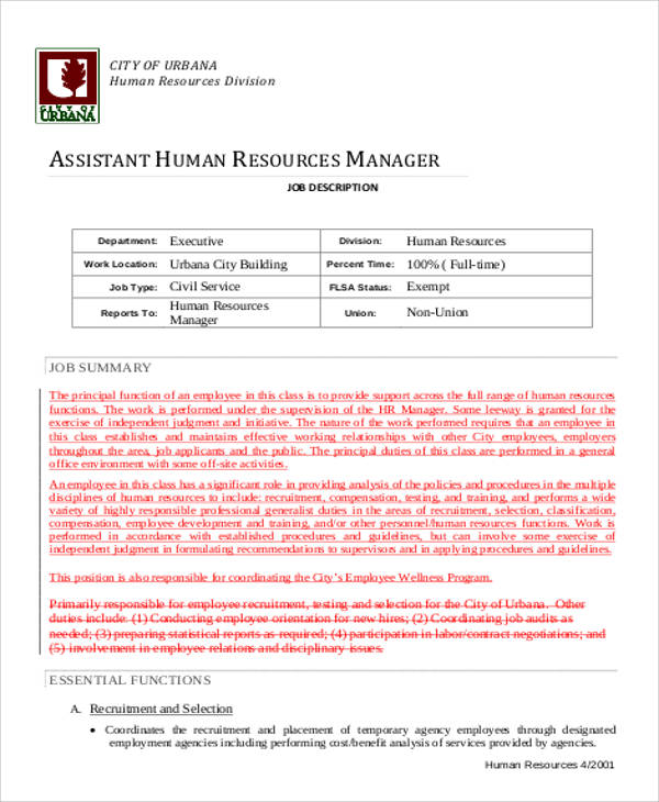 free-9-human-resource-management-job-description-samples-in-ms-word-pdf