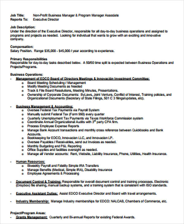 job-description-finance-manager-non-profit-finance-director-resume