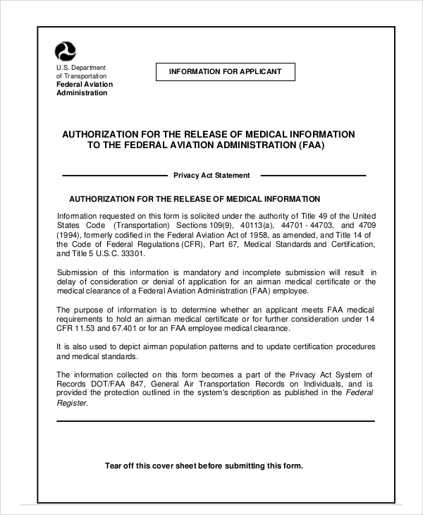 employee release of medical information form