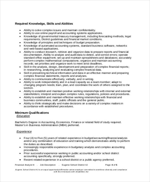 Free 9 Management Analyst Job Description Samples In Ms Word Pdf