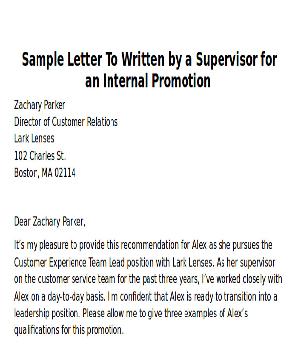 FREE 5 Sample Thank You Letter For Promotion In MS Word