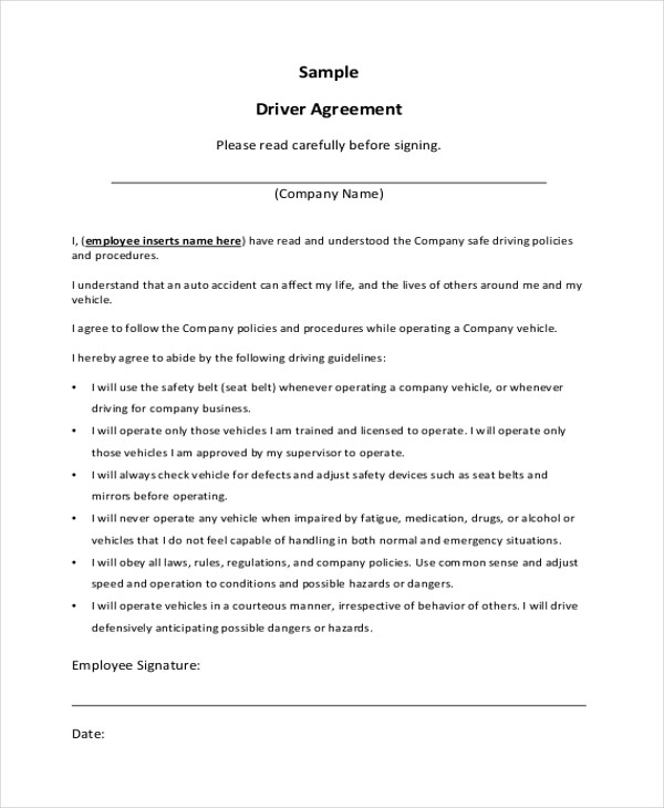 FREE 9+ Sample Company Contract Agreement Templates in MS ...