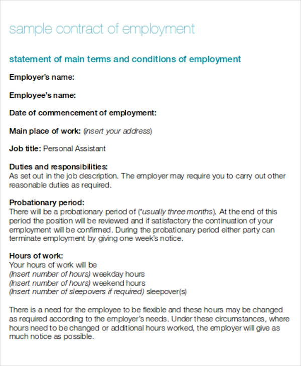 Employees contract. Employment Contract example. Employment Contract Sample. Contract Sample in English. Employment Agreement example.