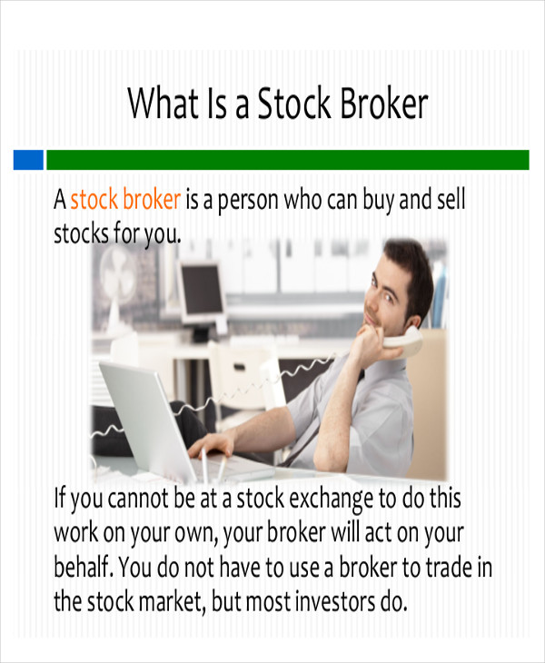 stock broker job description 