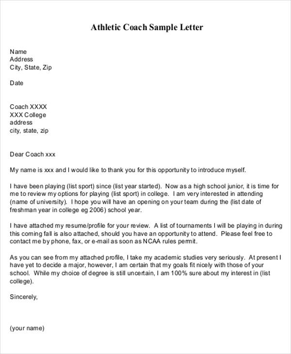 FREE 5 Sample Thank You Letters To Coach In MS Word PDF