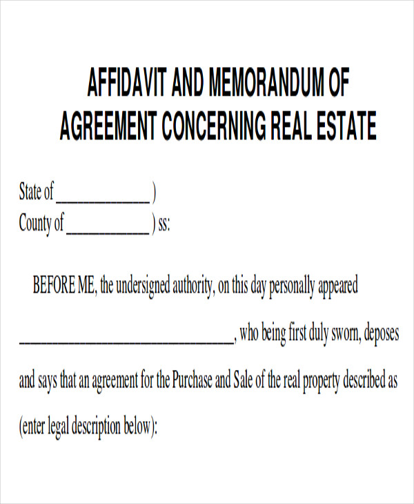 Structure Examples Mou Format For Sale Of Property In Marathi