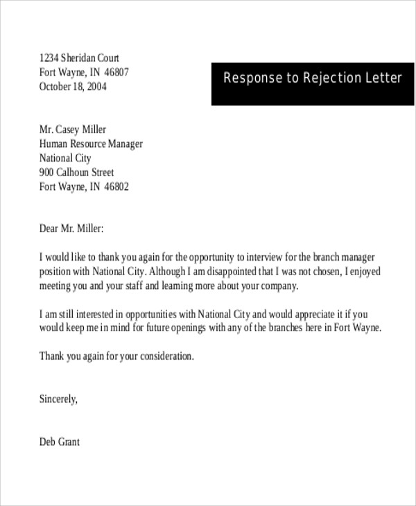 sponsorship rejection thank you letter pdf