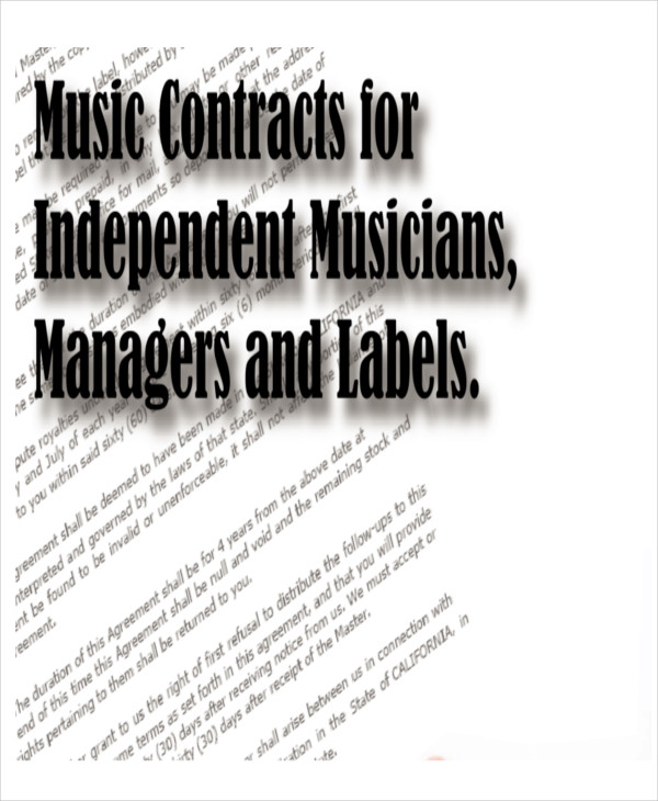 music production contract agreement