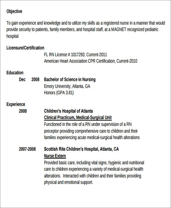 nursing-graduate-resume-career-objective