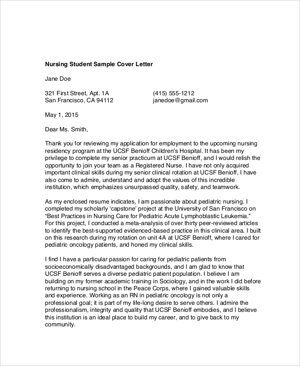 cover letter examples for student assistant