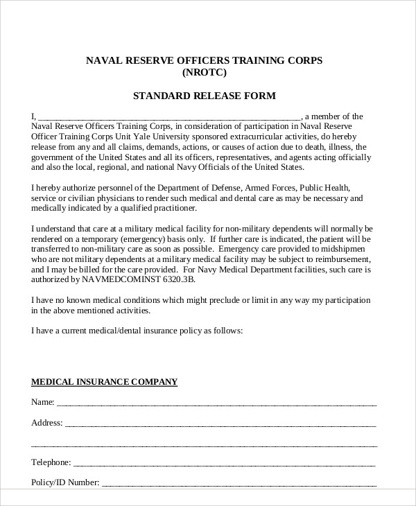 free-11-sample-dental-release-forms-in-ms-word-pdf