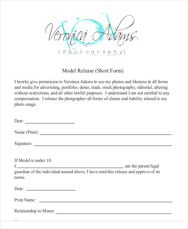 Photo Waiver Release Form Template JotForm