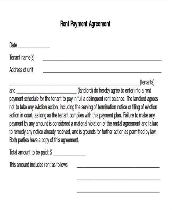 FREE 10+ Sample Payment Plan Agreement Templates in MS Word PDF