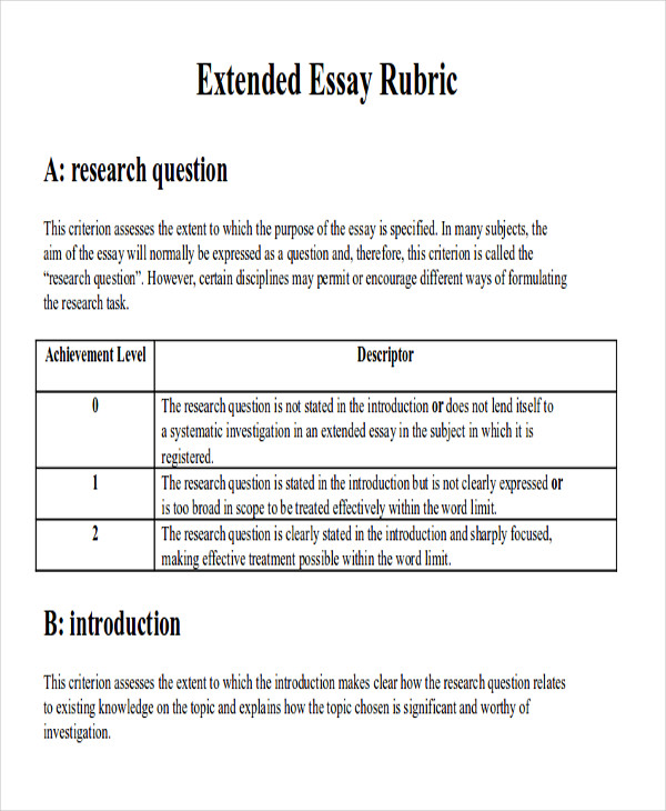 art extended essay research question