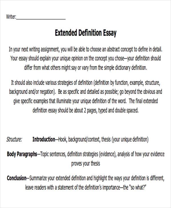 FREE 8 Extended Essay Samples In MS Word PDF