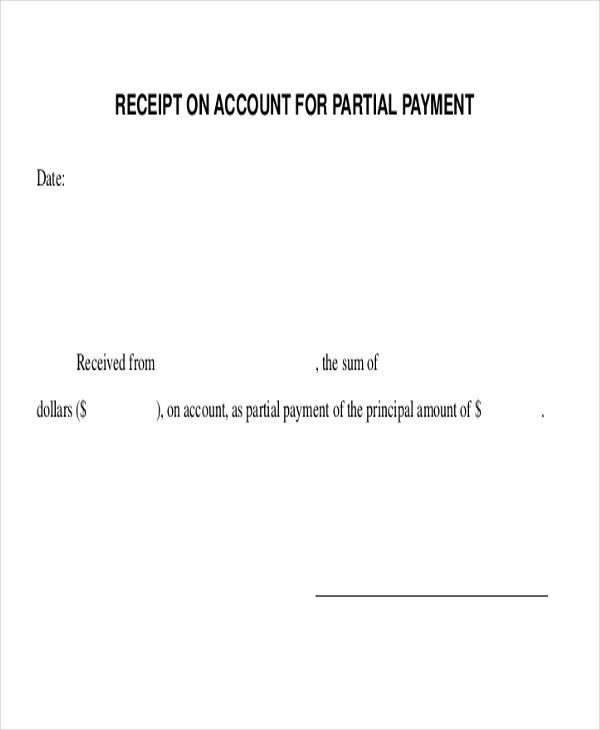 FREE 18  Payment Receipt Acknowledgment Samples Templates in PDF