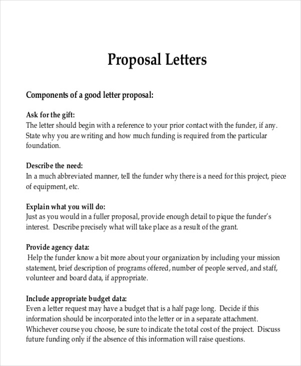 FREE 12+ Sample Advertising Proposal Letter Templates in ...