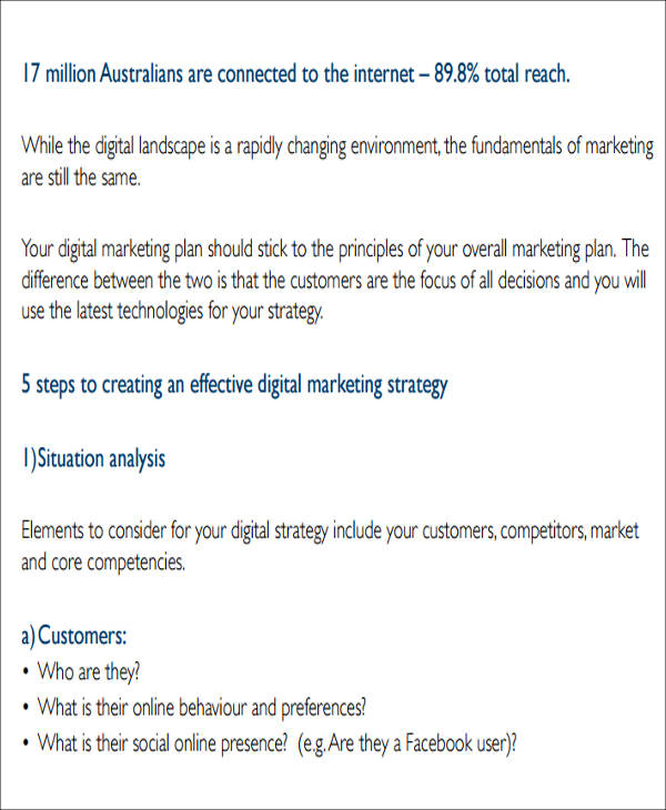 digital marketing campaign plan