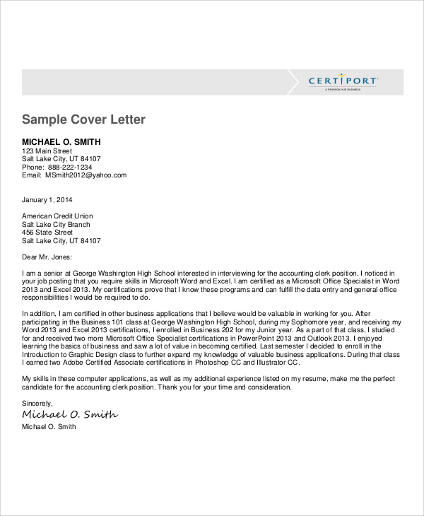 FREE 3+ Data Entry Cover Letter Templates in PDF