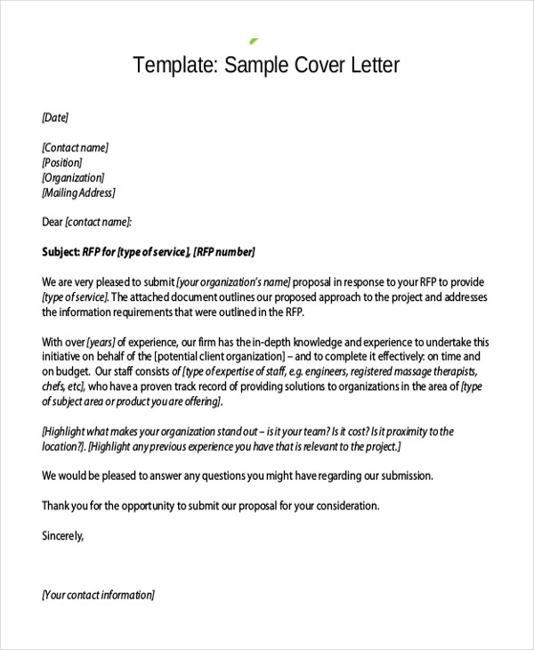 Sample Formal Proposal Letter - 7+ Example in PDF, Word