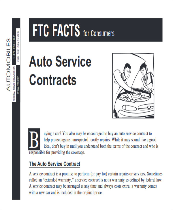 purchase vehicle service contract