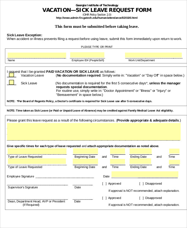 vacation leave request form1