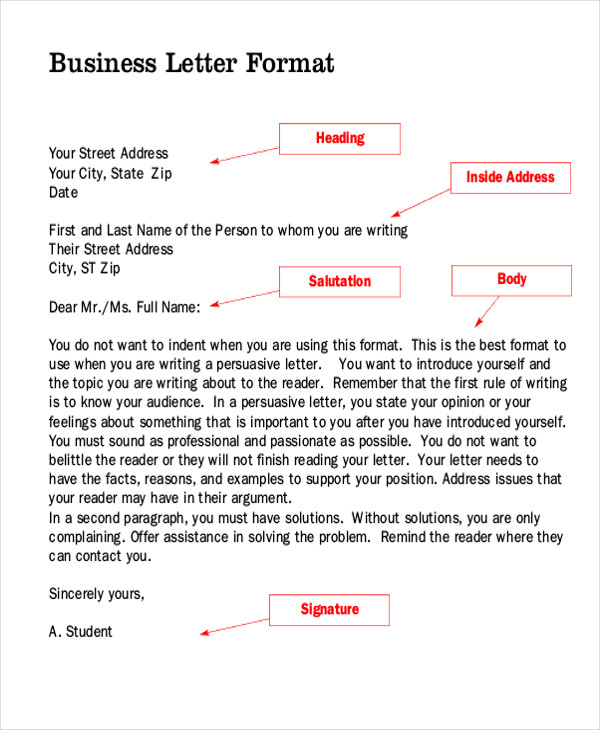 FREE 9+ Sample Business Letter Samples in MS Word | PDF