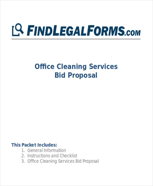 cleaning service proposal letter sample